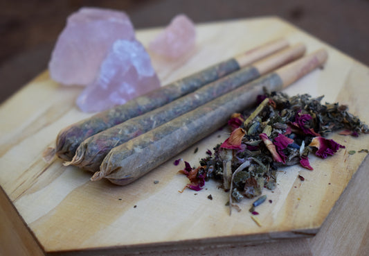 DIVINE ❊ Herbal Smoke Wands for Sacred Feminine Energy